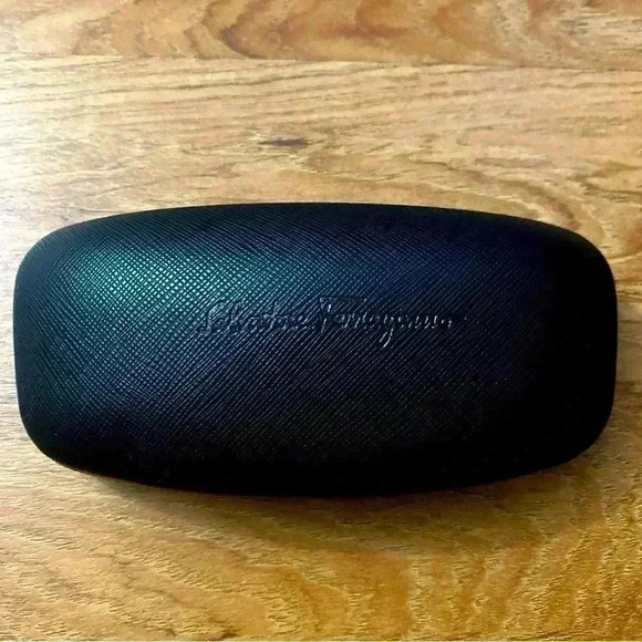 Salvatore Ferragamo|‎ sunglasses case| black| paint stain on the bottom - Picture 1 of 3